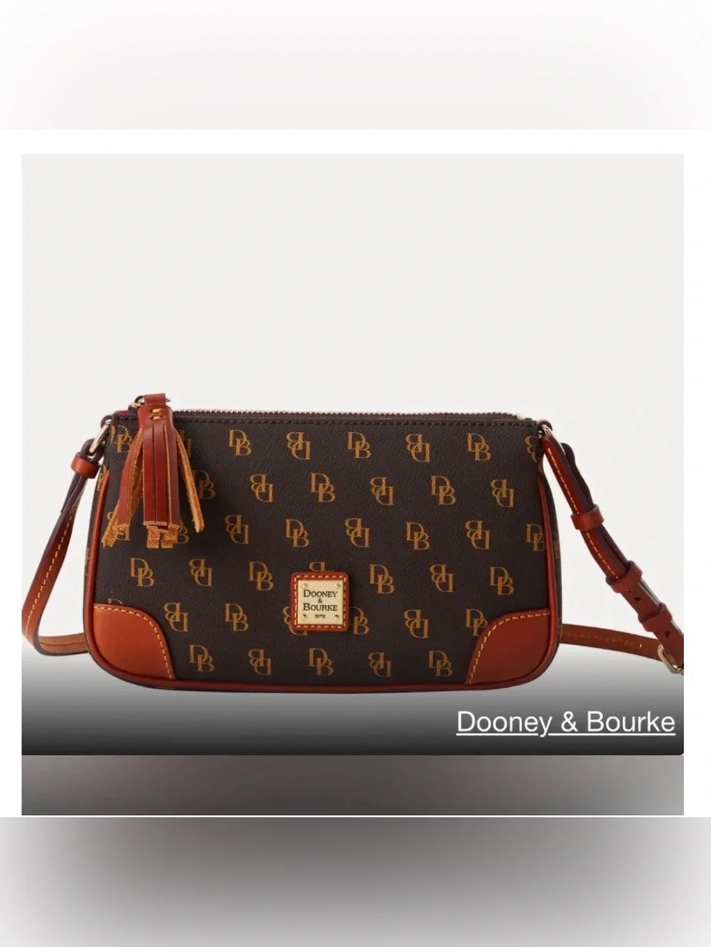 Dooney & Bourke Gretta Slim Crossbody Brown T’moro